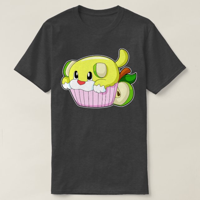 Camiseta Cachorro com Bolo (Frente do Design)