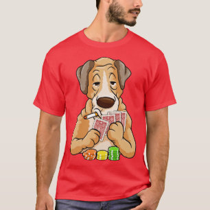 Camiseta Cachorro com cartões e chips