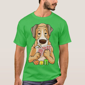Camiseta Cachorro com cartões e chips