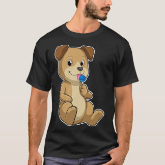 Camiseta Cachorro com Doces Pirulito