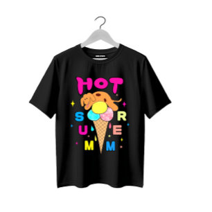 Camiseta Cachorro com sorvete