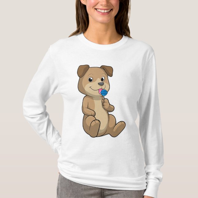 Camiseta Cachorro com Sweet Lollipop (Frente)
