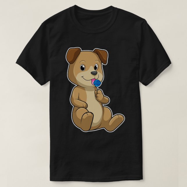 Camiseta Cachorro com Sweet Lollipop (Frente do Design)