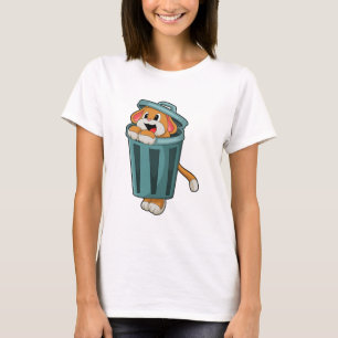 Camiseta Cachorro com Trashcan
