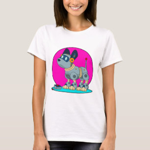 Camiseta Cachorro como Robô