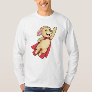 Camiseta Cachorro como super-herói com Cabo