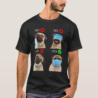 Camiseta Cachorro Como Vestir Uma Máscara Engraçada Engraça