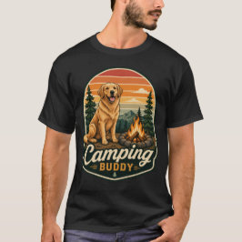 Camiseta Cachorro Companheiro de Acampamento