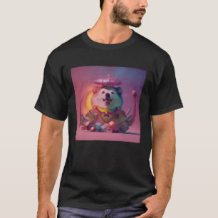 Camiseta Cachorro Contador de Sorte Humor Fofo Gordinho Shi
