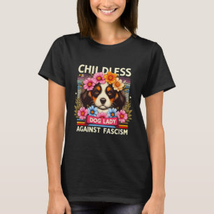 Camiseta Cachorro Contra o Fascismo Cachorro Amantes Kamala