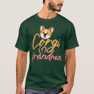 Camiseta Cachorro Corgi Cachorra Corgi Avó Nana Cachorro