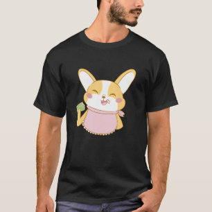 Camiseta Cachorro Corgi Comendo Tamales Comida Mexicana