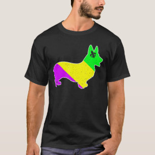 Camiseta Cachorro Corgi do Carnaval Cachorro Engraçado Aman