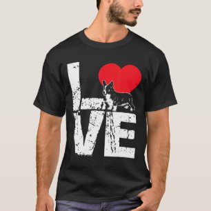 Camiseta Cachorro Corgi Galês Cardigan Amor