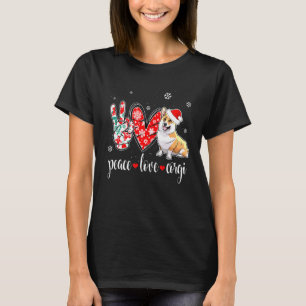 Camiseta Cachorro Corgi Paz Amor