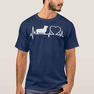 Camiseta Cachorro Corgi Pulso Funny Corgi Cachorro