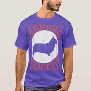 Camiseta Cachorro Corgi Retro Vintage T-Shirt Copy