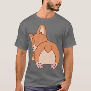 Camiseta Cachorro Corgie Oferece Cachorro Cortado De Cachor