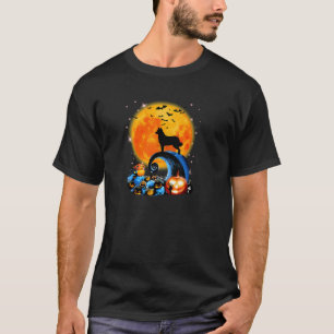 Camiseta Cachorro Croata E Halloween Amarelo Engraçado