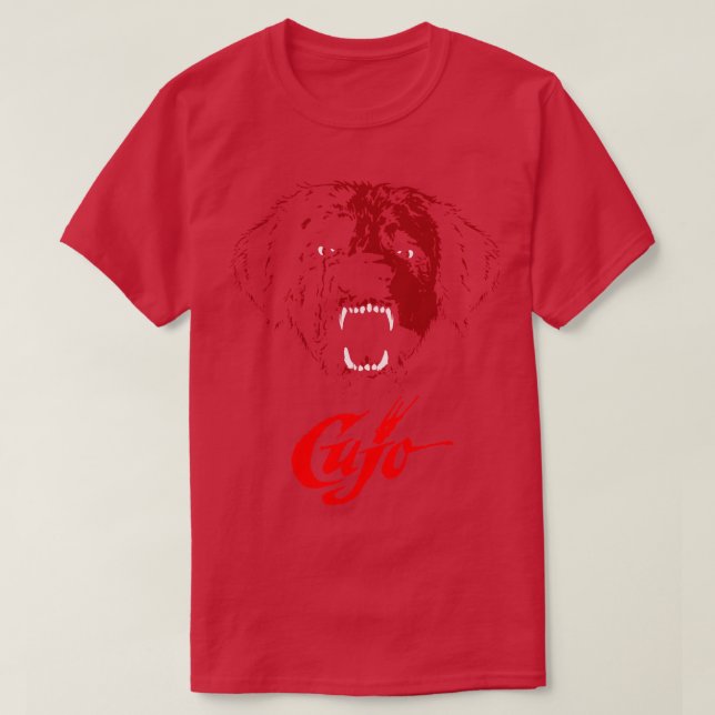 Camiseta Cachorro CUJO (Frente do Design)