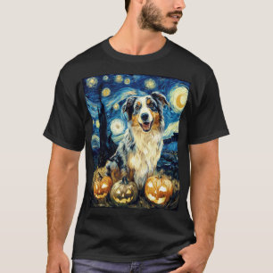 Camiseta Cachorro Cute Australian Shepherd no Halloween Jac