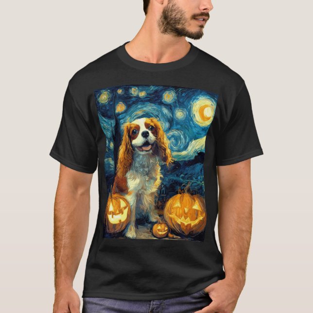Camiseta Cachorro Cute Cavalier King Charles Spaniel Hallow (Frente)