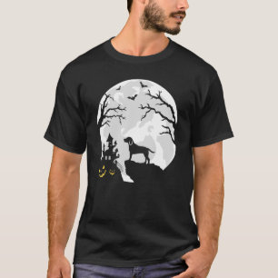 Camiseta Cachorro da Beagle no Dia das Bruxas da Lua