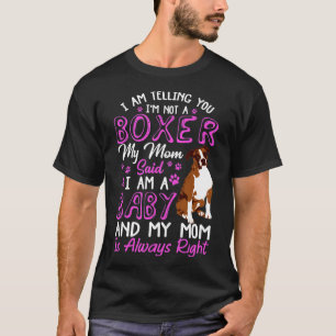 Camiseta Cachorro da mãe Boxer