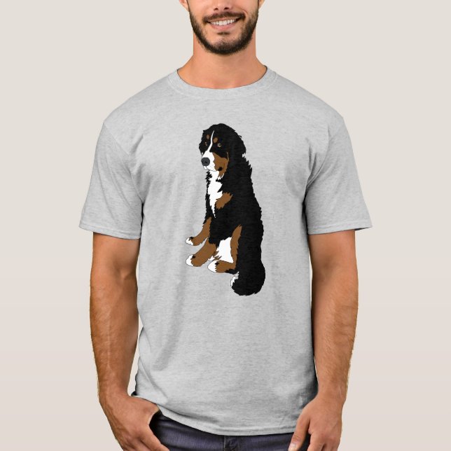 Camiseta Cachorro da Montanha Bernese (Frente)