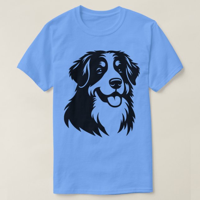 Camiseta Cachorro da Montanha Bernese (Frente do Design)