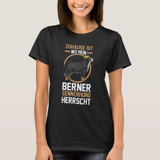 Camiseta Cachorro da Montanha Bernese (Frente)