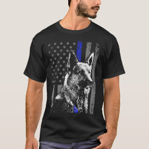 Camiseta Cachorro da Polícia do German shepherd K - Sinaliz