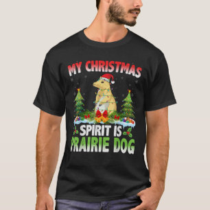 Camiseta Cachorro da Pradaria Usando Chapéu Meu Espírito de
