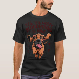 Camiseta Cachorro da Raça Bloodhound Amante de Cachorro Fof