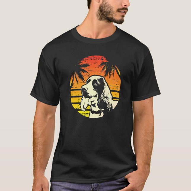 Camiseta Cachorro da Raça Springer Spaniel Inglês  2 (Frente)