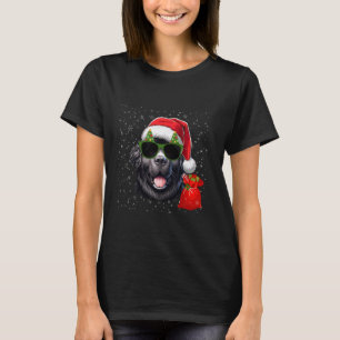 Camiseta Cachorro da Terra Nova Homens Mulheres Natal