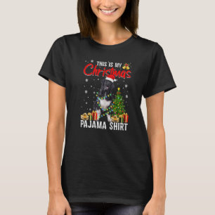 Camiseta Cachorro da Terra Nova Luzes de Natal Cachorro Cac