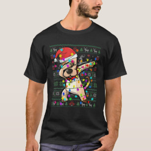 Camiseta Cachorro Dabbing Fairy Luzes Feias De Natal Feias