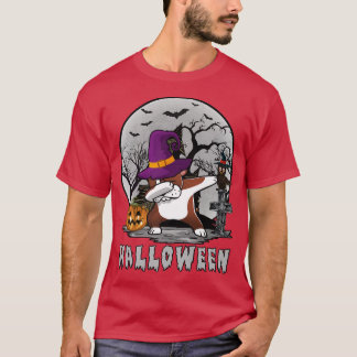 Camiseta Cachorro Dabbing Halloween Boston Terrier Dog Dab 