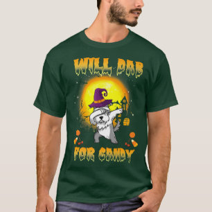 Camiseta Cachorro Dabbing Miniatura Schnauzer Irá Bocar com
