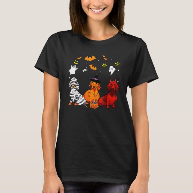 Camiseta Cachorro Dachshund (Frente)