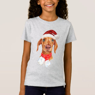Camiseta Cachorro Dachshund Creme Natal Férias