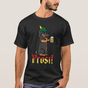Camiseta Cachorro Dachshund Prost Wiener Alemão Pai