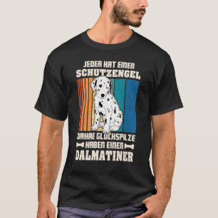 Camiseta Cachorro Dalmaciano Caminhando Mãe Cachorro Cachor