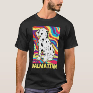 Camiseta Cachorro Dalmaciano Caminhando Mãe Cachorro Cachor