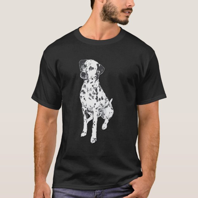Camiseta Cachorro Dalmaciano Sparky (Frente)