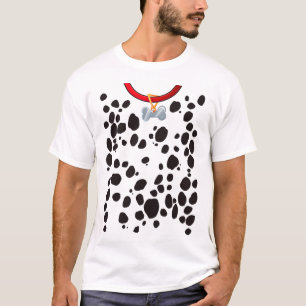 Camiseta Cachorro Dalmations Coloca Impressão no Dia das Br