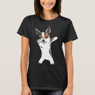 Camiseta Cachorro Dançante Cardigan Corgi Dance Premium