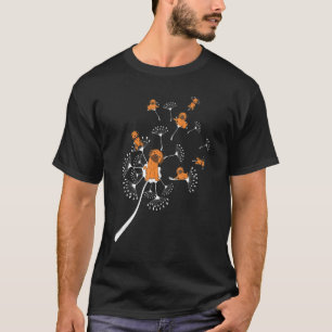 Camiseta Cachorro-Dandelion Proprietário de Animais-de-esti