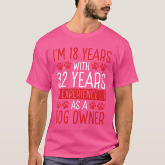 Camiseta Cachorro de 50 anos Cachorro de aniversário Mãe Ca